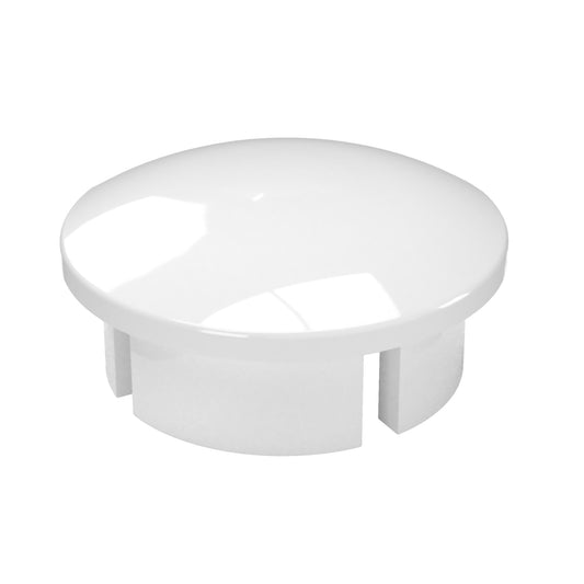 Dome PVC Furniture Grade Cap - Internal Fit - PVC Pipeworks