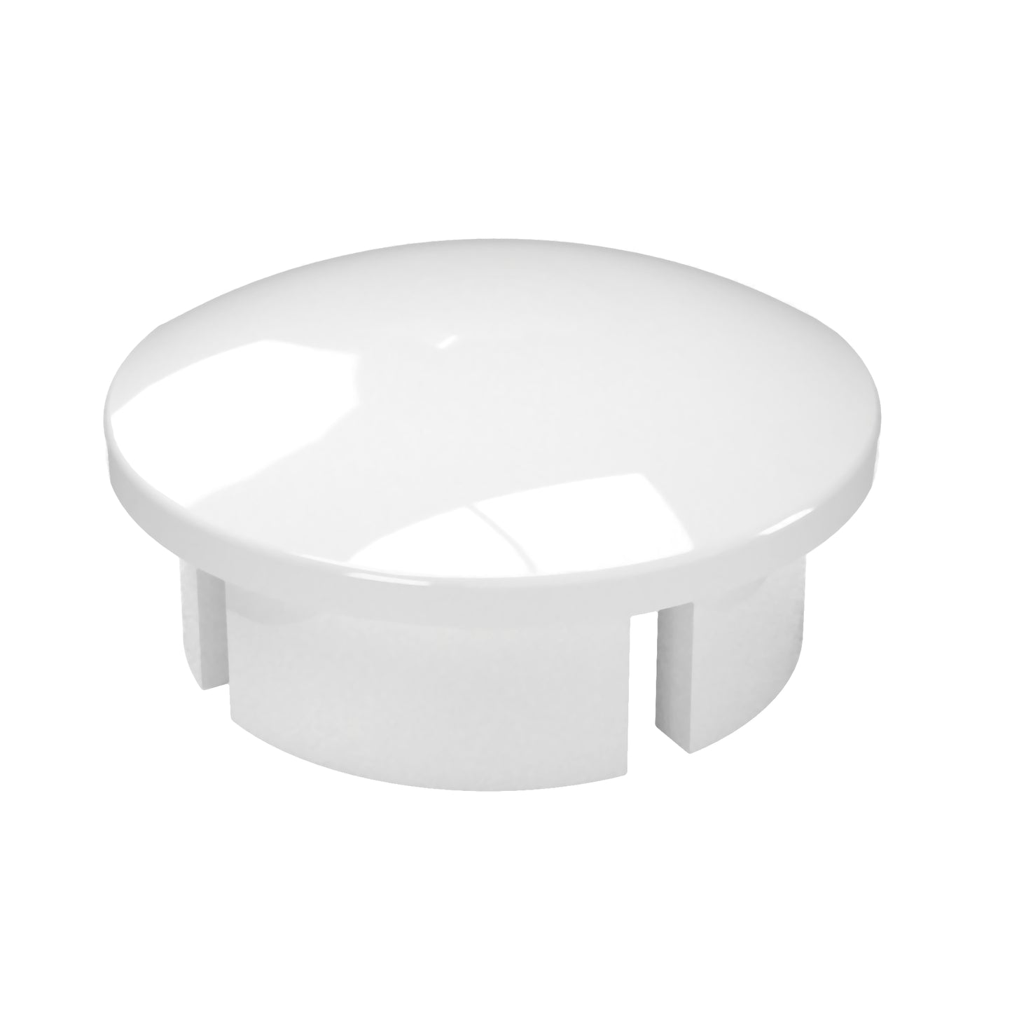 Dome PVC Furniture Grade Cap - Internal Fit - PVC Pipeworks