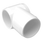 Slip Sling Tee PVC Furniture Grade Fitting - Hinge Joint - PVC Pipeworks