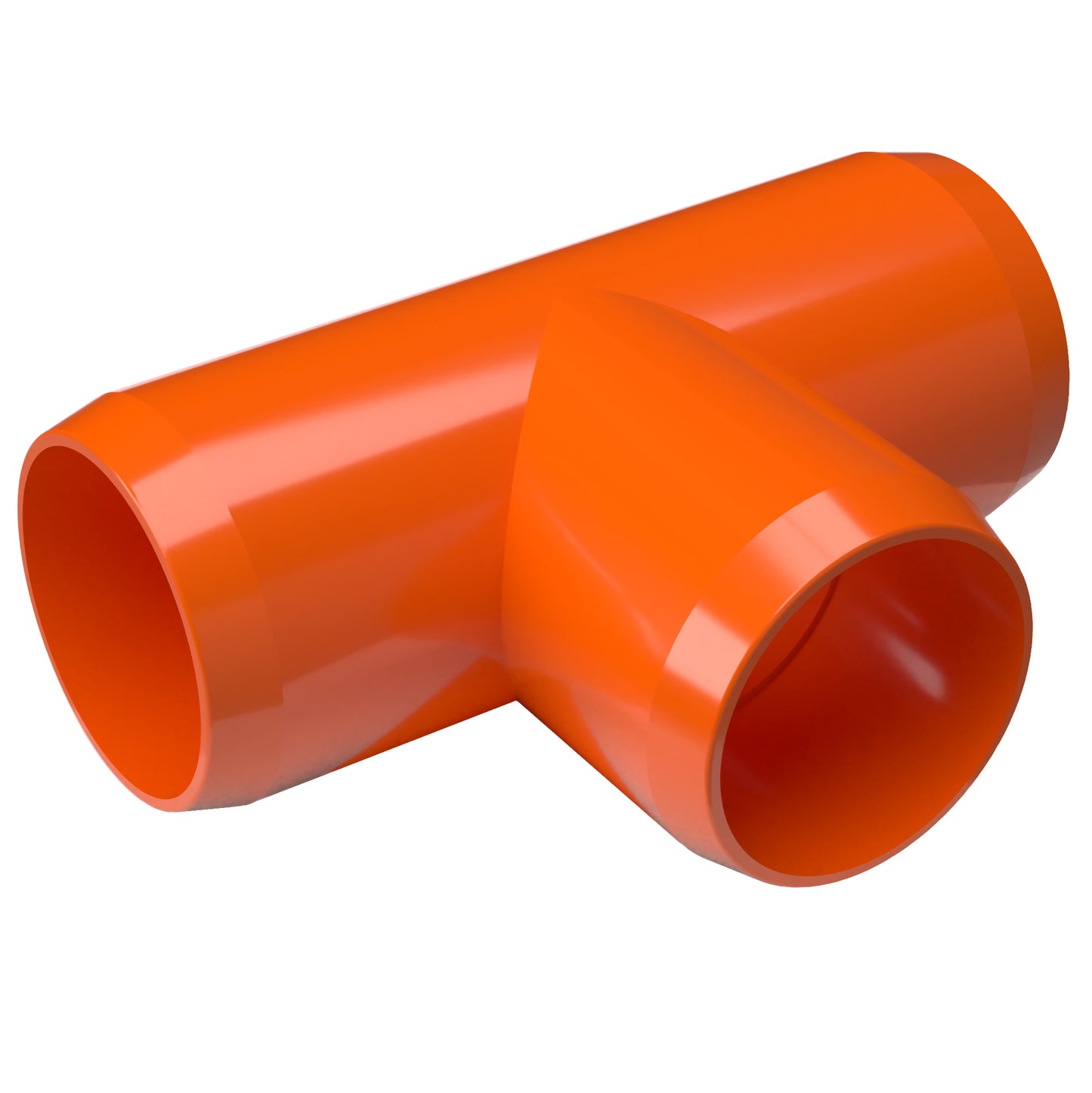 Tee PVC Furniture Grade Fitting - Standard T - PVC Pipeworks