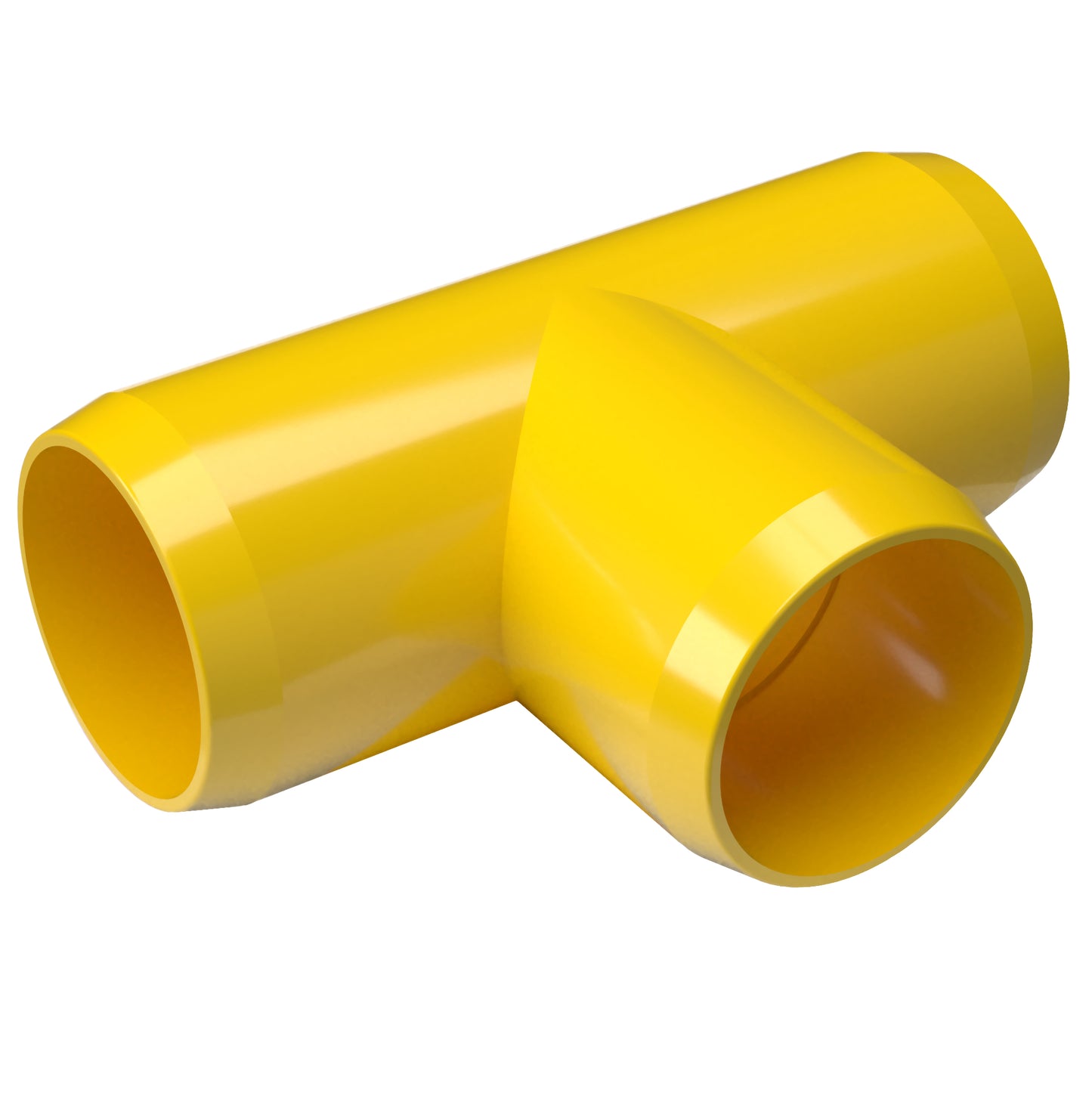 Tee PVC Furniture Grade Fitting - Standard T - PVC Pipeworks