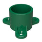1" Screw Tab PVC Furniture Grade Cap - Table Cap - PVC Pipeworks