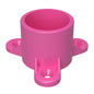 1" Screw Tab PVC Furniture Grade Cap - Table Cap - PVC Pipeworks