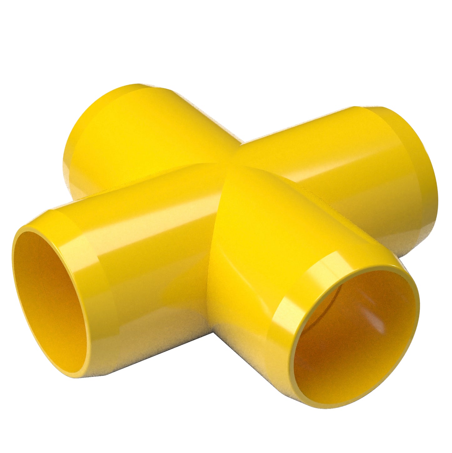 Cross PVC Furniture Grade Fitting - X Joint - PVC Pipeworks